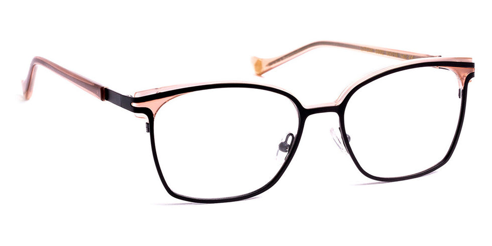 J.F. Rey® Litchi JFR Litchi 0082 53 - 0082 Black/Soft Pink Eyeglasses