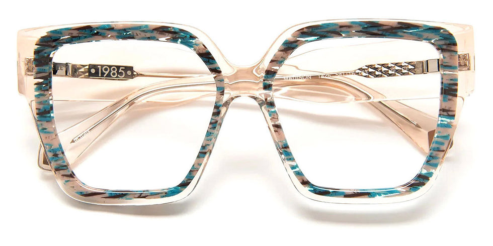 J.F. Rey® Madison JFR Madison 1426 54 - 1426 Crystal/Blue Tweed Eyeglasses