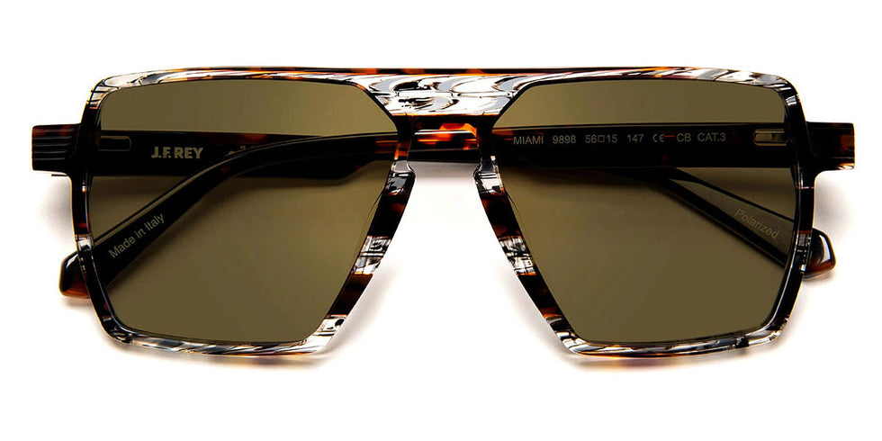 J.F. Rey® Miami JFR Miami 9898 56 - 9898 Black/White Bl Sunglasses