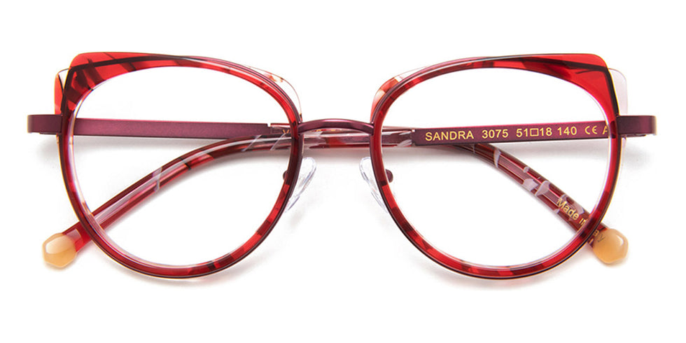 J.F. Rey® Sandra JFR Sandra 3075 51 - 3075 Demi Red/Plum Eyeglasses