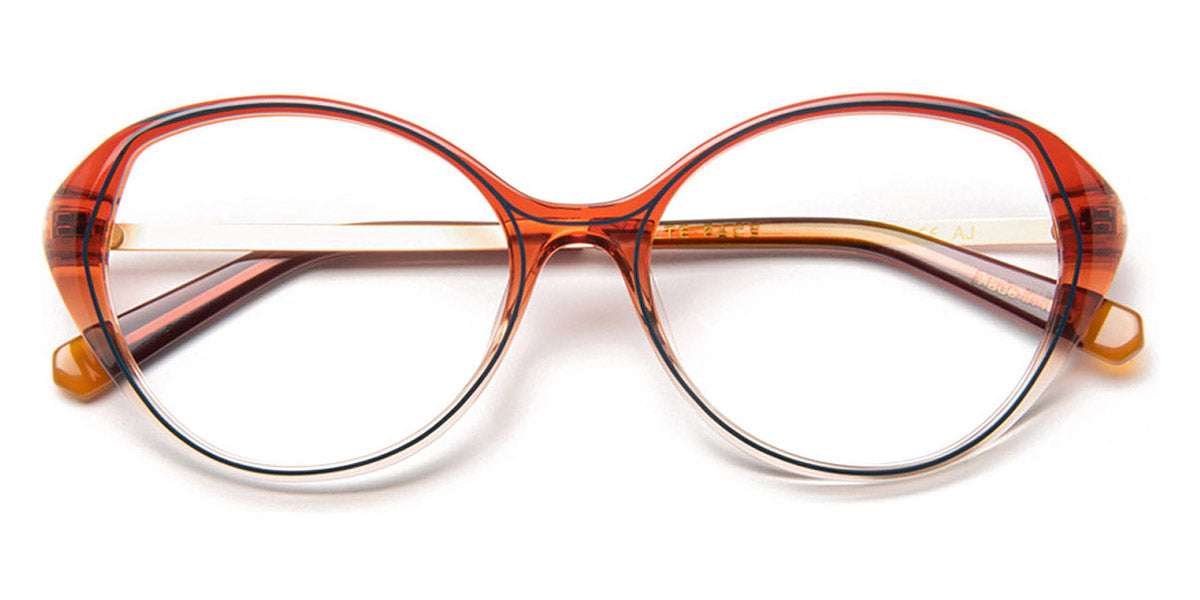 J.F. Rey® Sisley JFR Sisley 6005 53 - 6005 Gradient Orange/Satin Pink Gold Eyeglasses