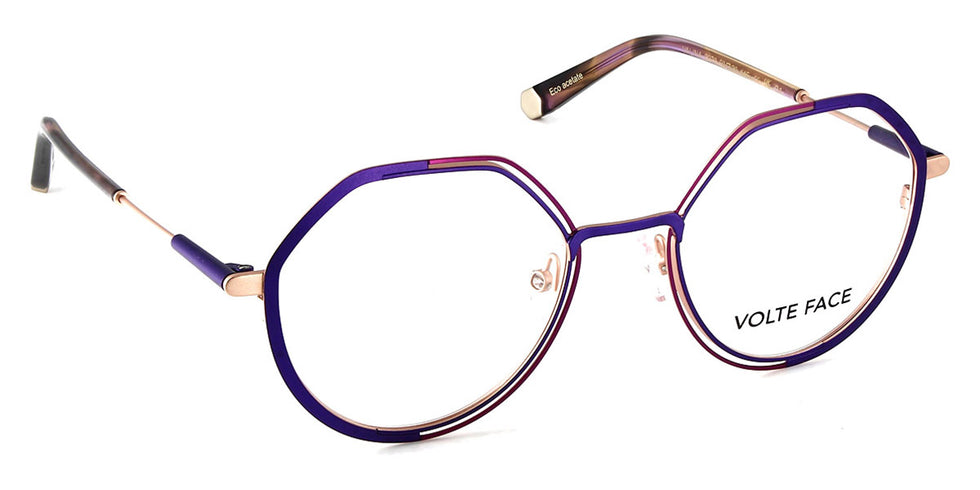 J.F. Rey® Valina JFR Valina 2970 50 - 2970 Purple/Blue/Pink Gold Eyeglasses