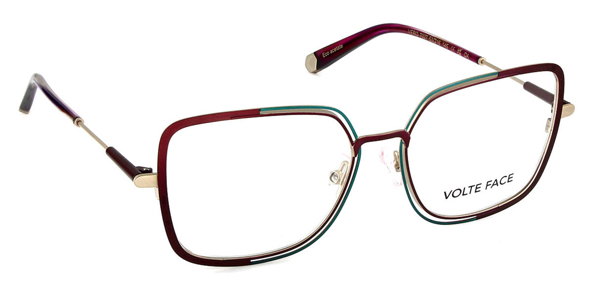 J.F. Rey® Vero JFR Vero 7027 53 - 7027 Purple/Green/Gold Eyeglasses