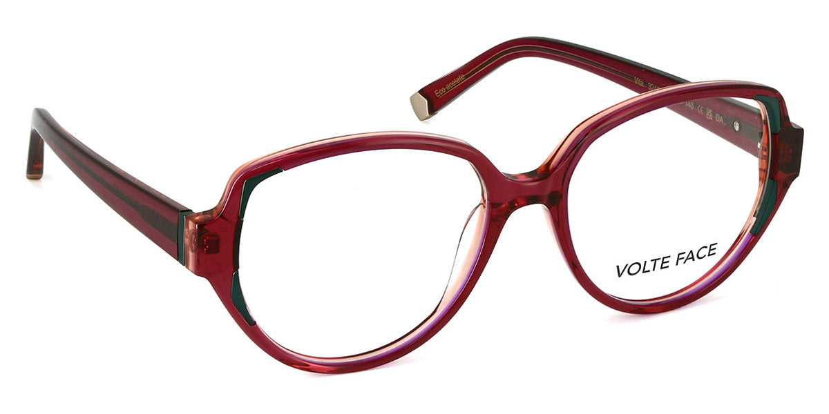 J.F. Rey® Vita JFR Vita 3246 52 - 3246 Burgundy/Green Eyeglasses