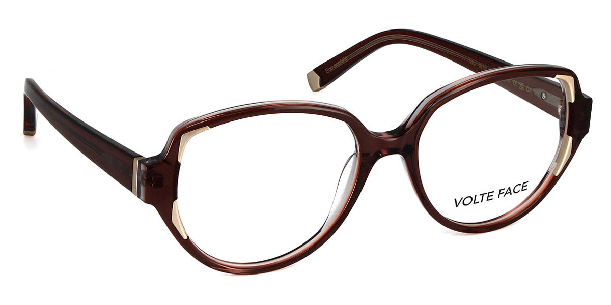 J.F. Rey® Vita JFR Vita 9750 52 - 9750 Brown/Gold Eyeglasses