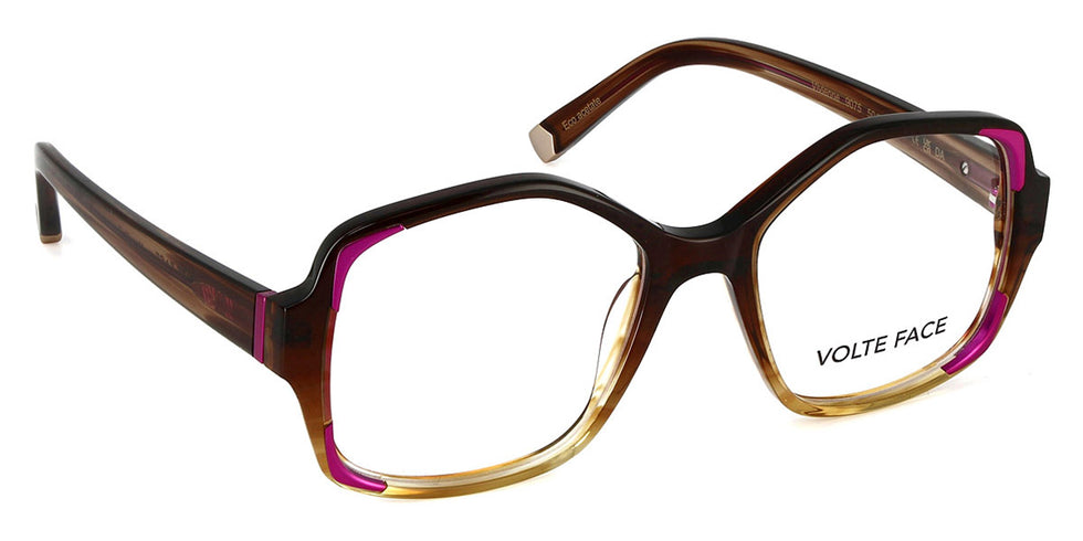 J.F. Rey® Vivienne JFR Vivienne 9075 50 - 9075 Gradient Brown/Pink Eyeglasses