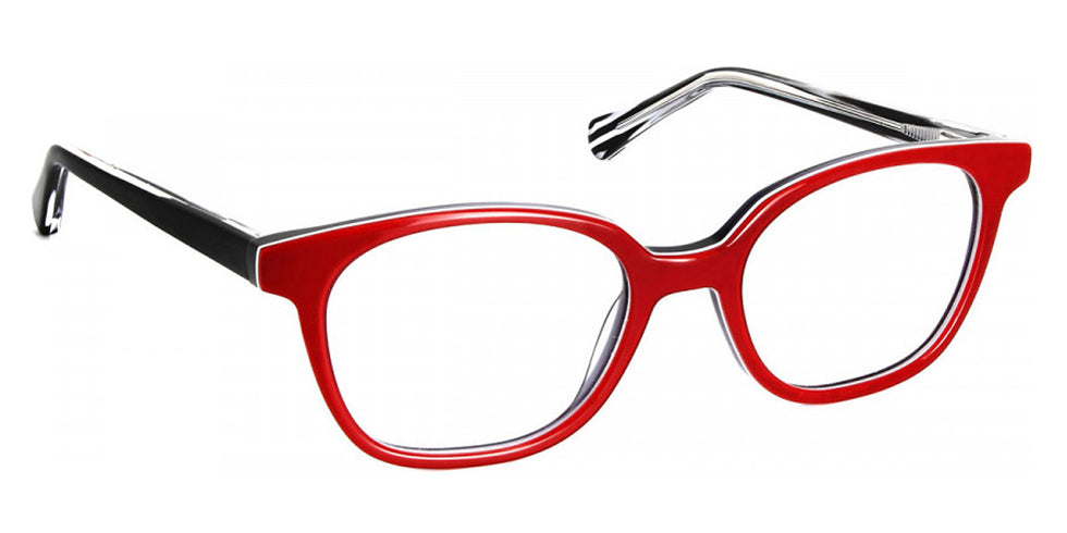 J.F. Rey® Neon JFR Neon 3100 45 - 3100 Red/Black Eyeglasses