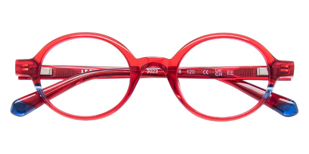 J.F. Rey® Nova Round Eyeglasses - Red/Blue