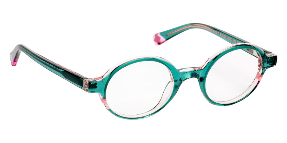 J.F. Rey® Nova Round Eyeglasses - Green/Pink