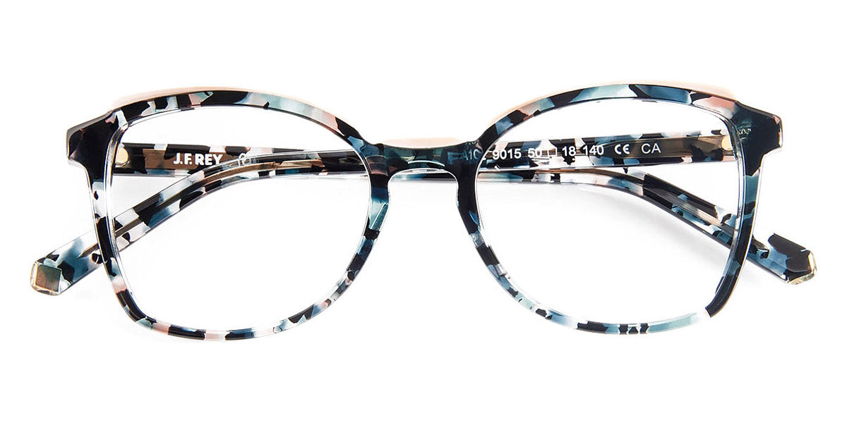 J.F. Rey® PA102 JFR PA102 9015 50 - 9015 Demi Black/Blue/Pink Eyeglasses
