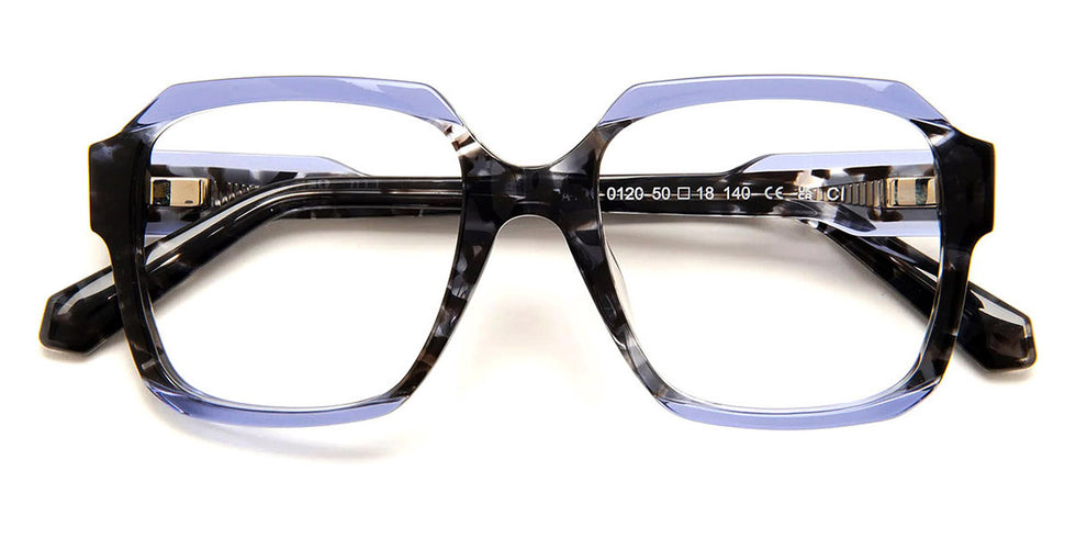 J.F. Rey® PA105 JFR PA105 0120 50 - 0120 Nice Black/Blue Eyeglasses