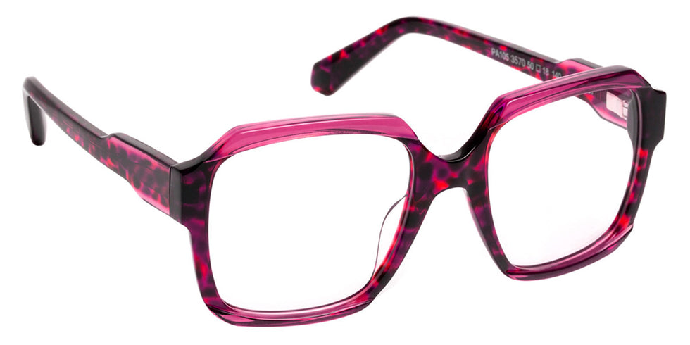 J.F. Rey® PA105 JFR PA105 3570 50 - 3570 Red/Purple Eyeglasses