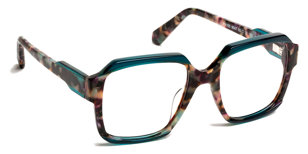 J.F. Rey® PA105 JFR PA105 9547 50 - 9547 Demi/Green Eyeglasses