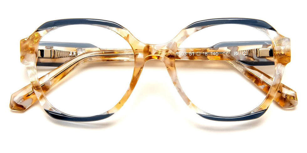 J.F. Rey® PA106 JFR PA106 1503 51 - 1503 Flower Beige/Blue Eyeglasses