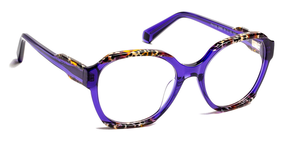 J.F. Rey® PA106 JFR PA106 2990 51 - 2990 Blue/Panther Eyeglasses
