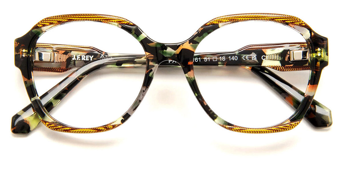 J.F. Rey® PA106 JFR PA106 9161 51 - 9161 Demi Green/Copper Eyeglasses