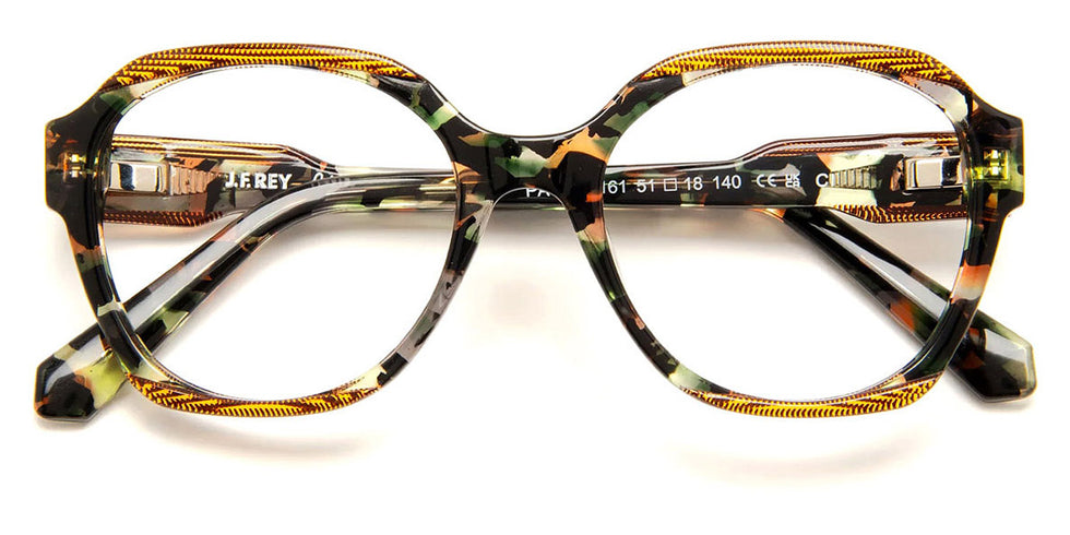 J.F. Rey® PA106 JFR PA106 9161 51 - 9161 Demi Green/Copper Eyeglasses