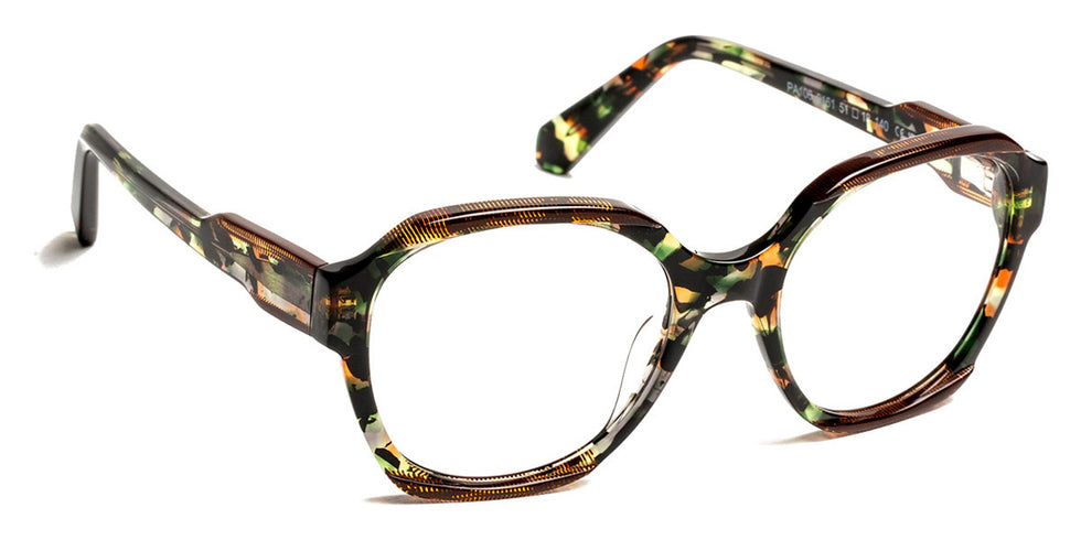 J.F. Rey® PA106 JFR PA106 9161 51 - 9161 Demi Green/Copper Eyeglasses