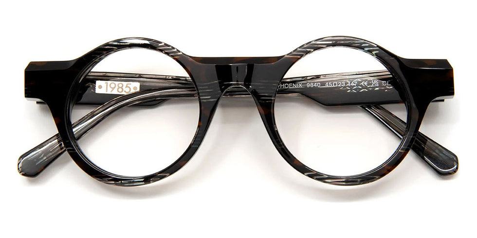 J.F. Rey® Phoenix JFR Phoenix 9840 45 - 9840 Brown and White Striped Eyeglasses