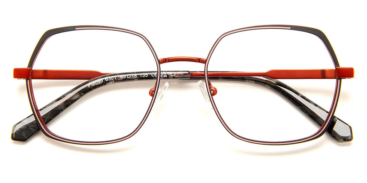 J.F. Rey® PM095 JFR PM095 6301 49 - 6301 Copper/Black/Pink Eyeglasses