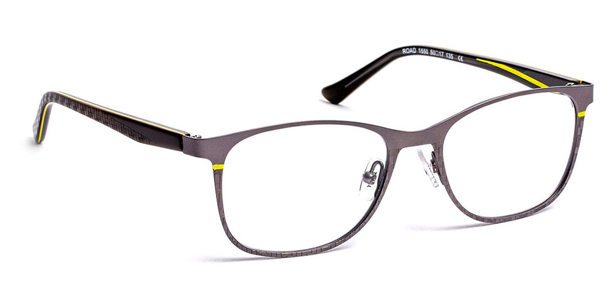 J.F. Rey® Road JFR Road 1550 50 - 1550 Grey/Yellow 12/16 Boy Eyeglasses
