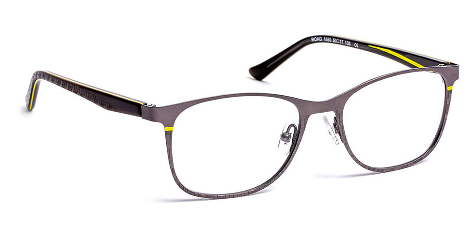 J.F. Rey® Road JFR Road 1550 50 - 1550 Grey/Yellow 12/16 Boy Eyeglasses