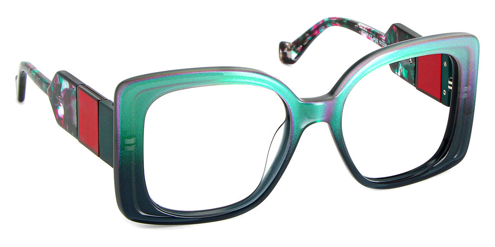 J.F. Rey® Scarlet 2 JFR Scarlet 2 4430 52 - 4430 Green Gradient / Red Dark Eyeglasses