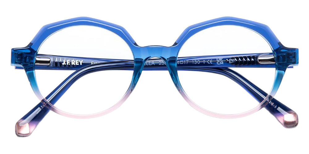 J.F. Rey® Stella Round Eyeglasses - Gradient Blue/Pink