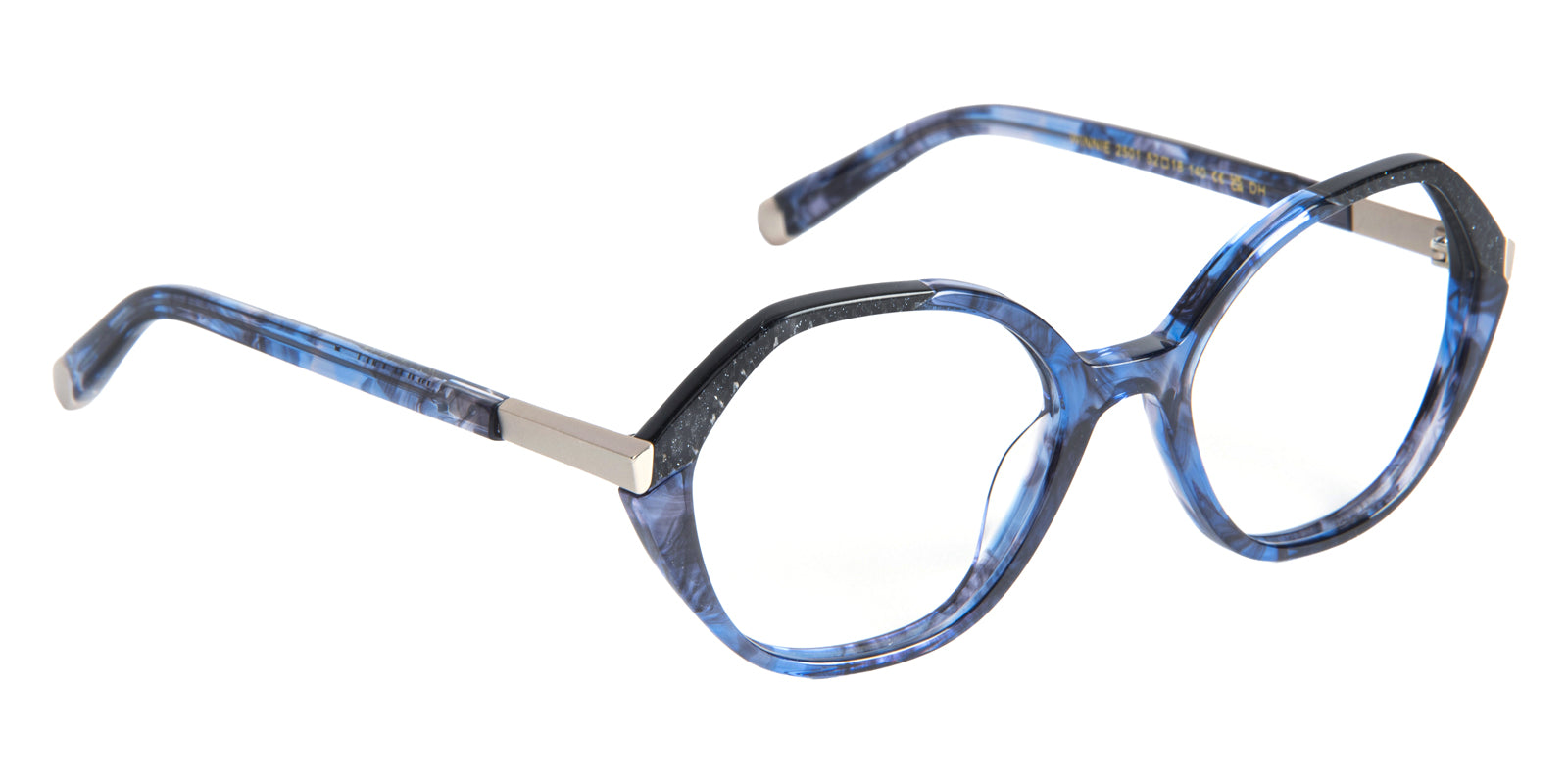 J.F. Rey® WINNIE JFR WINNIE 2501 52 - Blue/Black/Gold Eyeglasses