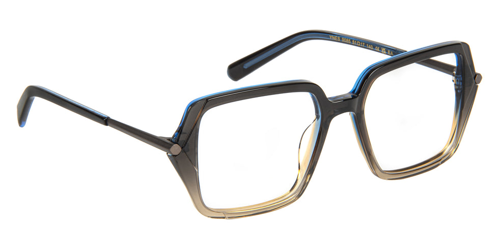 J.F. Rey® YNES JFR YNES 0085 51 - Gradient Grey/Brown/Blue/Gun Eyeglasses