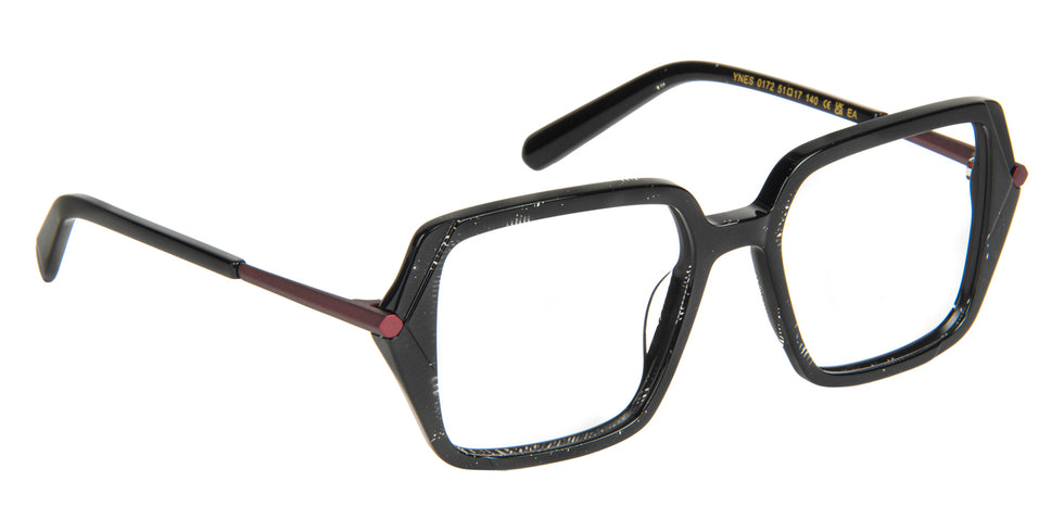 J.F. Rey® YNES JFR YNES 0172 51 - Nice Black/Cherry Eyeglasses