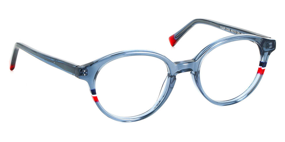 J.F. Rey® Youpi JFR Youpi 2230 45 - 2230 Grey Blue/Red 6/8 Boy Eyeglasses