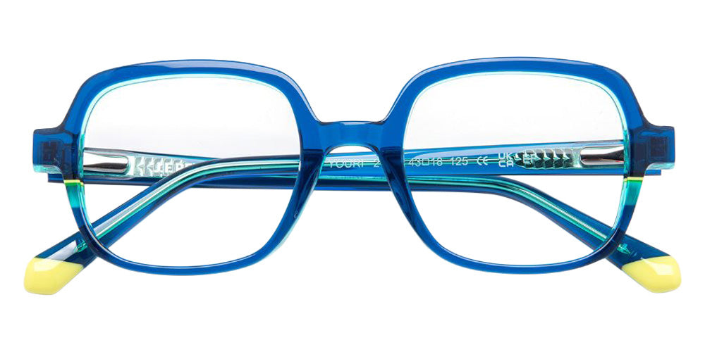 J.F. Rey® Youri Square Eyeglasses - Blue/Green