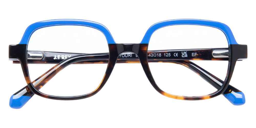 J.F. Rey® Youri Square Eyeglasses - Tortoiseshell/Blue