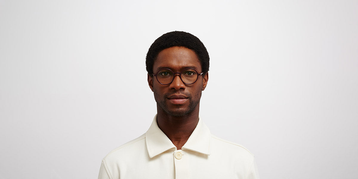Mykita® JOJO MYK JOJO C126 Burgundy/Silk Purple Broncco 47 - C126 Burgundy/Silk Purple Broncco Eyeglasses