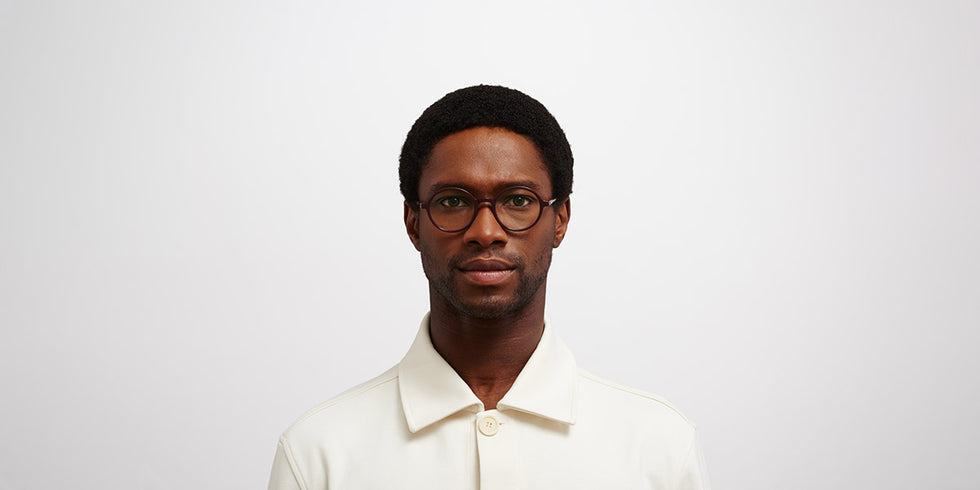 Mykita® JOJO MYK JOJO C126 Burgundy/Silk Purple Broncco 47 - C126 Burgundy/Silk Purple Broncco Eyeglasses
