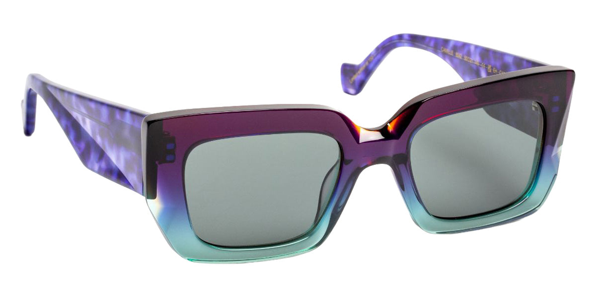 J.F. Rey® Camille Sunglasses - 8542 - Purple/Green Gradient