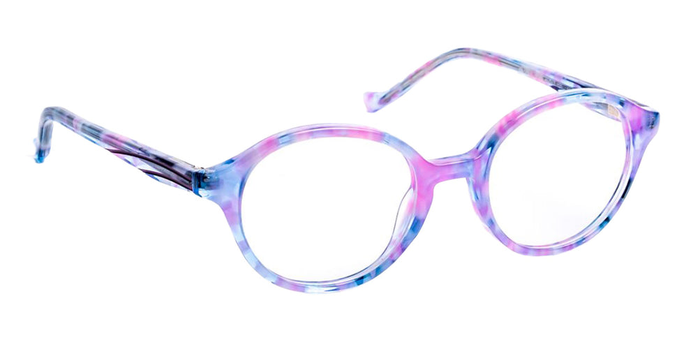 J.F. Rey® Groove Eyeglasses - 2080 - Floral Blue/Pink