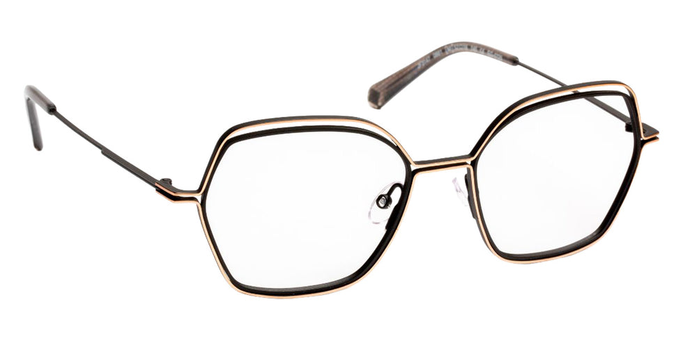 J.F. Rey® JF3147 Eyeglasses - 881 - Black/Rose Gold