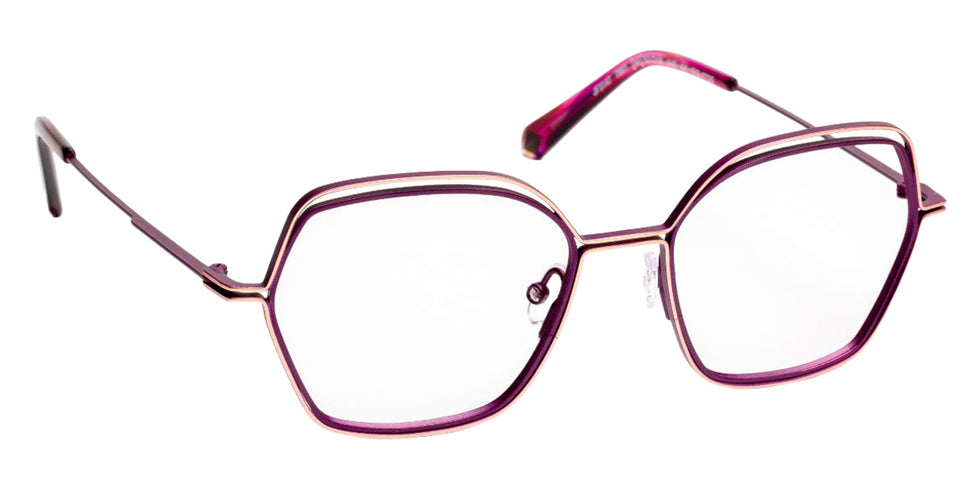 J.F. Rey® JF3147 Eyeglasses - 7881 - Plum/Pastel Pink