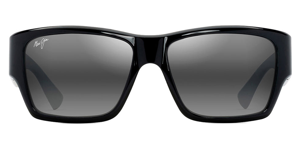 Maui Jim® Ka‘olu MAU Ka‘olu 614-02 57 - Black/Shiny / Neutral Grey Sunglasses