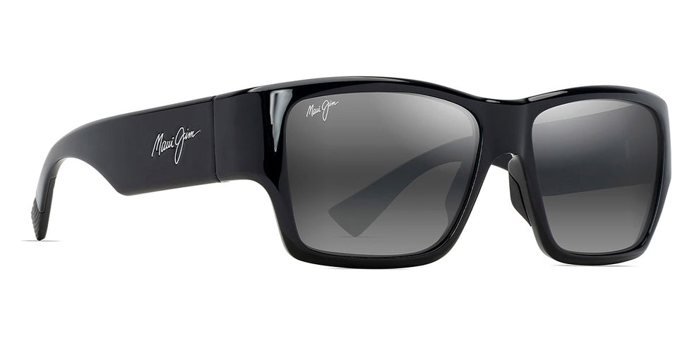 Maui Jim® Ka‘olu MAU Ka‘olu 614-02 57 - Black/Shiny / Neutral Grey Sunglasses