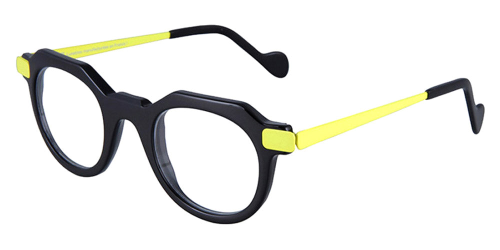 NaoNed® Kerlede NAO Kerlede 78UN 46 - 78UN Black/Neon Yellow Eyeglasses