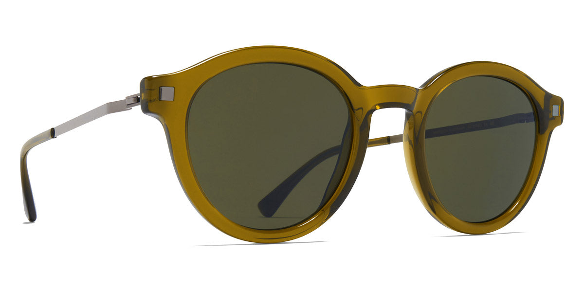 Mykita® KETILL MYK KETILL C114 Peridot/Shiny Graphite / Raw Green Solid 48 - C114 Peridot/Shiny Graphite / Raw Green Solid Sunglasses