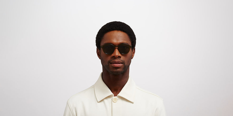 Mykita® KETILL MYK KETILL C114 Peridot/Shiny Graphite / Raw Green Solid 48 - C114 Peridot/Shiny Graphite / Raw Green Solid Sunglasses