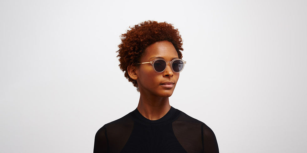 Mykita® KETILL MYK KETILL C185 Matte Champagne/Shiny Graphite / Polarized Pro Hi-Con Grey 48 - C185 Matte Champagne/Shiny Graphite / Polarized Pro Hi-Con Grey Sunglasses