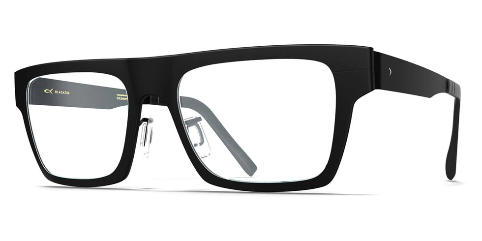 Blackfin® KNIGHTSBRIDGE BLF Knightsbridge 1845 54 - Silk Feel Matt Black Eyeglasses