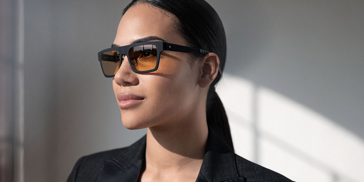 Blackfin® KNIGHTSBRIDGE BLF Knightsbridge Sun 1845 54 - Silk Feel Matt Black Sunglasses