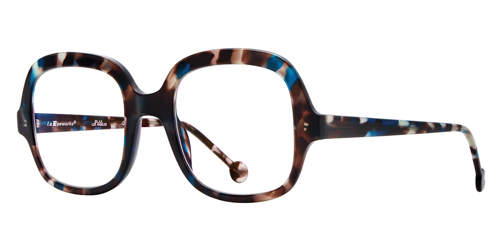 L.A. Eyeworks® Carmel Square Eyeglasses - 1005 Salamander