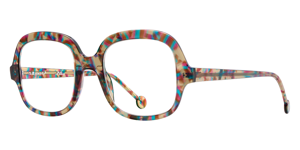 L.A. Eyeworks® Carmel Square Eyeglasses - 1010 Iridian